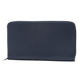 Louis Vuitton-Louis Vuitton Epi Zippy Organizer NM Long Wallet-Navy blue