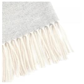 Hermès-Hermes Cashmere Shawl Scarf-Brown