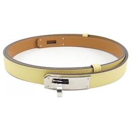 Hermès-Hermes Standard Yellow Belt-Yellow