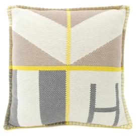 Hermès-Hermes Avalon Ash Club Cushion-Other