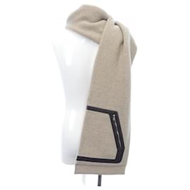 Hermès-Hermes Cashmere Scarf-Beige