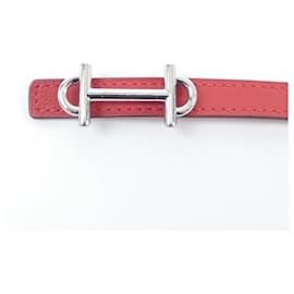 Hermès-Hermes Reversible Red Belt-Red