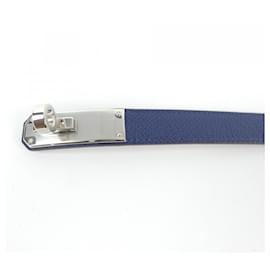 Hermès-Hermes Kelly Standard Belt-Navy blue