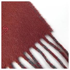 Hermès-Hermes Cashmere Shawl-Brown,Red