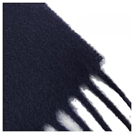 Hermès-Hermes Cashmere Shawl in Navy-Navy blue