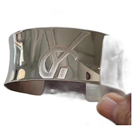 Yves Saint Laurent-925 silver cuff-Silvery
