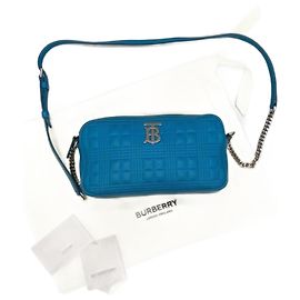 Burberry Bolsa de câmera em azul ciano Azul