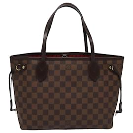 Louis Vuitton-LOUIS VUITTON Damier Ebene Neverfull PM Tote Bag N51109 LV Auth PP192-Other