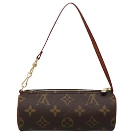 Louis Vuitton-LOUIS VUITTON Monogram Papillon Pouch LV Auth 110148-Monogram