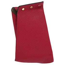 Louis Vuitton-LOUIS VUITTON Multicles Berlingo Key Case Courier Taurillon M61482 Auth hk1996-Pink