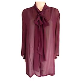 Chanel-Tops-Dark red