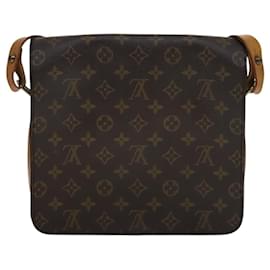 Louis Vuitton-LOUIS VUITTON Monogram Cartouchiere GM Shoulder Bag M51252 LV Auth 112803-Monogram