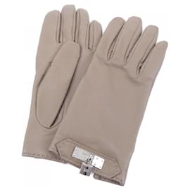 Hermès-Hermes Brown Warm Gloves-Brown