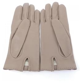 Hermès-Hermes Brown Warm Gloves-Brown