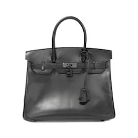 Hermès-Hermes Birkin So Black 30cm Handbag-Black