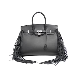 Hermès-Hermes Birkin Serie ANATE 35cm Handbag-Black