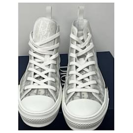 Dior-B23 League high-top sneakers gray white-White,Grey
