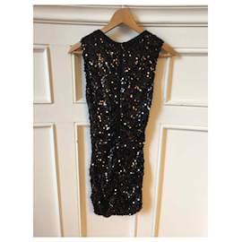 Dolce & Gabbana-DOLCE & GABBANA Dresses T.International M Glitter-Black