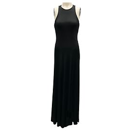 Schwarzes Lujian ärmelloses Maxikleid von The Row Schwarz