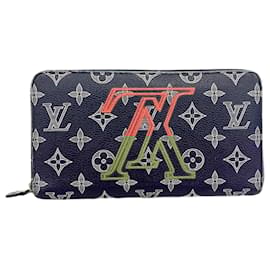 Louis Vuitton-Louis Vuitton Zippy organizer-Navy blue