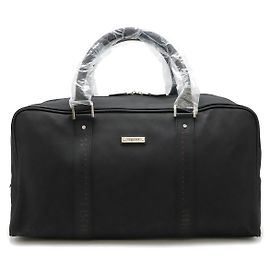 Bolsa de viagem Boston em nylon Versace Preto