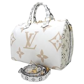 Louis Vuitton-Louis Vuitton Monogram Giant Speedy Bandouliere 30 Bag-Green
