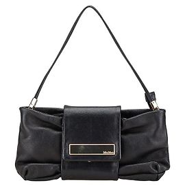 Max Mara Lederhandtasche, ein Schultertasche Schwarz