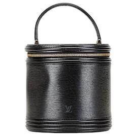 Louis Vuitton-Louis Vuitton Epi Cannes Vanity Handbag Black-Black