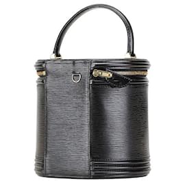Louis Vuitton-Louis Vuitton Epi Cannes Vanity Handbag Black-Black