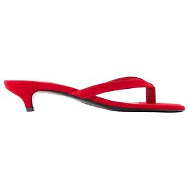 Totême Absatz Flip-Flops Sandalen - TOTEME - Leder - Rot Rot