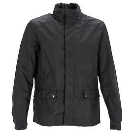 Giacca Parka Prada con tasche in poliamide nera Nero