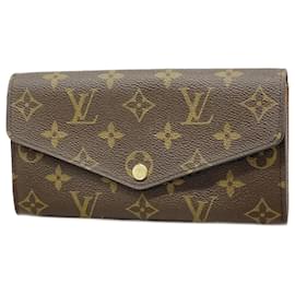 Louis Vuitton-Louis Vuitton Long Wallet Monogram Portefeuille Sarah M60531-Brown