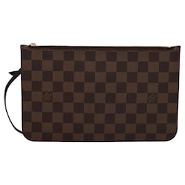 Louis Vuitton-Pochete Neverfull Louis Vuitton-Marrom