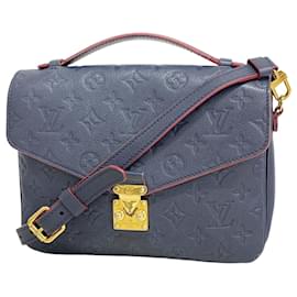 Louis Vuitton-Louis Vuitton Monogram Empreinte Pochette Metis MM M44071-Red