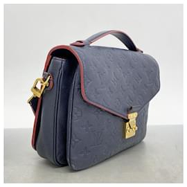 Louis Vuitton-Louis Vuitton Monogram Empreinte Pochette Metis MM M44071-Red