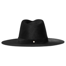 Autre Marque Handmade hat made in USA model Korin Black