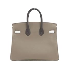 Hermès-Hermes Birkin Tricolor 25cm Handbag-Taupe