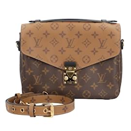 Louis Vuitton-Louis Vuitton Pochette Metis MM Monogram Reverse Shoulder Bag-Brown,Multiple colors,Monogram