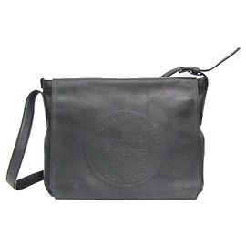 Alfred Dunhill Borsa a spalla in pelle per uomo Dunhill Nero