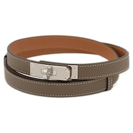 Hermès-Hermes Kelly Belt 18 Women's Epson Etoupe-Other