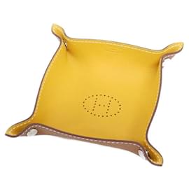 Hermès-Hermes Mise et Lance Mini Jewelry Tray-Red,Yellow