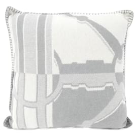 Hermès-Hermes Tattersall Cushion-Other