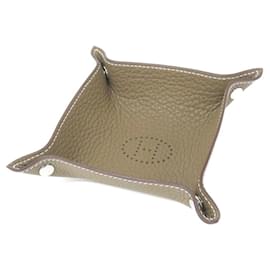 Hermès-Hermes Mise et Lance Mini Jewelry Tray-Taupe