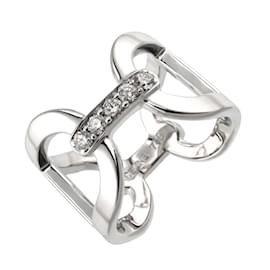 Céline-Celine Diamond Band Ring in 18K White Gold-Other