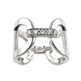 Céline-Celine Diamond Band Ring in 18K White Gold-Other