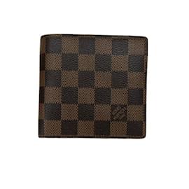 Louis Vuitton-Louis Vuitton Damier Ebene Portefeuille Marco Folding Wallet-Damier ebene