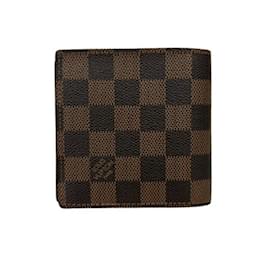 Louis Vuitton-Louis Vuitton Damier Ebene Portefeuille Marco Folding Wallet-Damier ebene