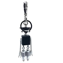 Prada-Prada Robot Charm Keychain-Black,Silvery