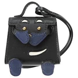 Hermès-Hermes Bijoux de SAC Kelly Doll Bag Charm-Black
