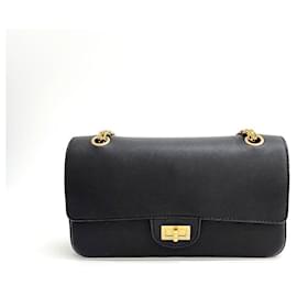 Chanel-Chanel 2.55 Chain Shoulder Bag (8441477)-Black